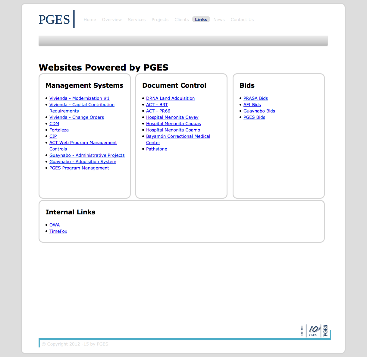 'PGES Online Systems'